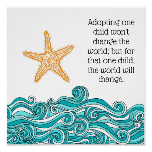 Het is belangrijk voor deze ene Starfish Perfect Poster