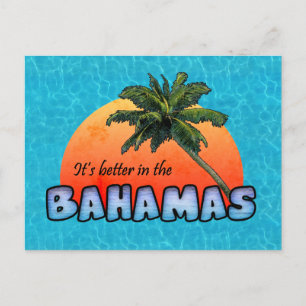 Het is beter in de Bahama's Briefkaart