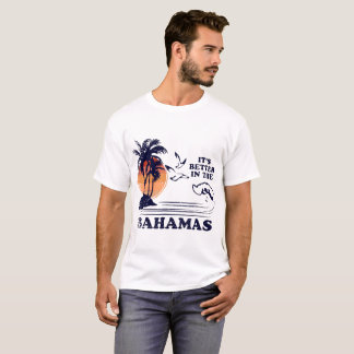 het is beter in het kamp van bahamas t-shirt