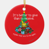 Het is beter om te geven keramisch ornament (Voorkant)