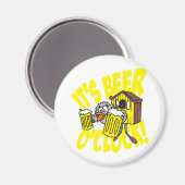 Het is bier om uur magneet (Voorkant / Achterkant)