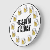 Het is bieruur - Grappig klok ontwerp (Hoek)