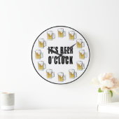 Het is bieruur - Grappig klok ontwerp (Huis)