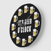 Het is bieruur - Grappig klok ontwerp (Hoek)