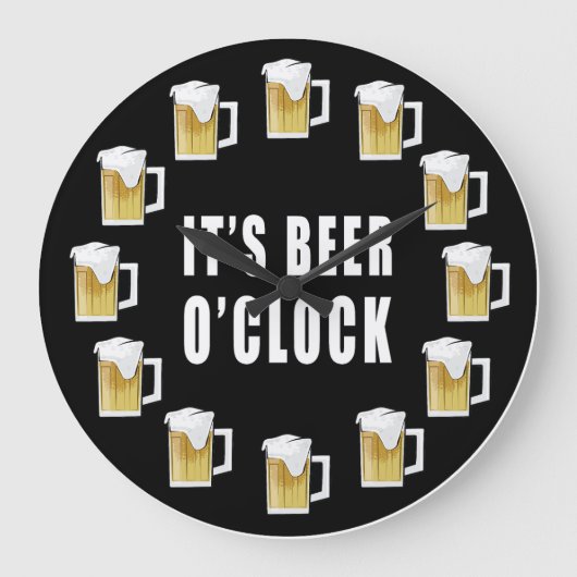 Het is bieruur - Grappig klok ontwerp (Voorkant)