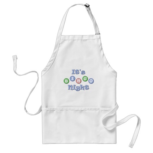 Het is Bingo Night Standaard Schort (Voorkant)