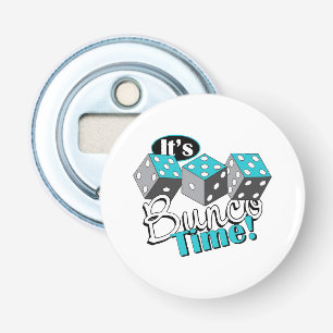 Het is Bunco-tijd! Button Flesopener