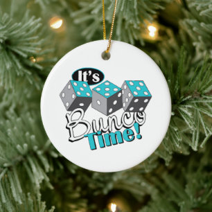 Het is Bunco-tijd! Keramisch Ornament