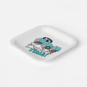 Het is Bunco tijd! Papieren Bordje (Gebogen)