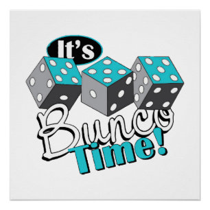 Het is Bunco-tijd! Perfect Poster