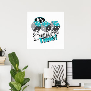 Het is Bunco-tijd! Poster
