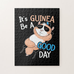 Het is cavia wees een goede dag legpuzzel