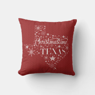 Het is Christmastime in Texas Kussen