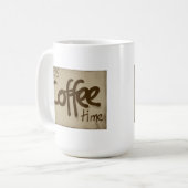 Het is Coffee Time Mok (Voorkant links)