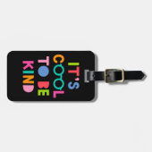 Het is cool om aardig te zijn bagagelabel (Voorkant horizontaal)