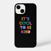 Het is cool om aardig te zijn iPhone hoesje (Achterkant)