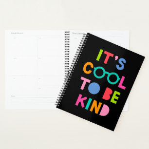 Het is cool om aardig te zijn planner