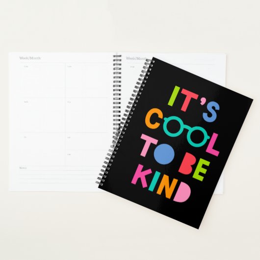 Het is cool om aardig te zijn planner (Display)