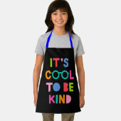 Het is cool om aardig te zijn schort (Insitu)