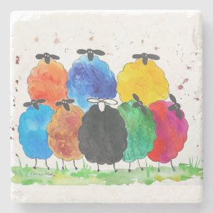 Het is Cool om anders te zijn Stenen Onderzetter