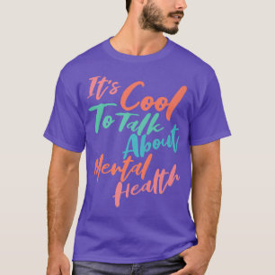 Het is cool om te praten over bewustwording op het t-shirt
