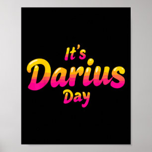 Het is Darius Day Funny Meme – Celebrate Love3 Poster