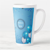 Het is de 50e verjaardag van mijn man, foto toevoe latte mok (Rechts)