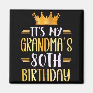 Het is de 80ste verjaardag van mijn oma Gefelicite Magneet