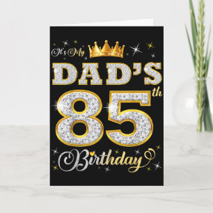 Het is de 85e verjaardag van mijn vader 85 jaar ou kaart