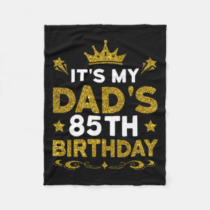 Het is de 85e verjaardag van mijn vader Gefelicite Fleece Deken