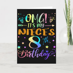 Het is de 8e verjaardag van mijn zus Gefeliciteerd Kaart