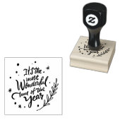 Het Is De Allerbeste Tijd Van Het Jaar Rubberstempel (Gestempeld)