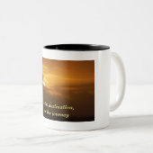 Het is de bestemming, niet de mok van de reis (Voorkant rechts)