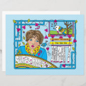 Het is de gedachte die Counts_Flat Paper Sheet 11" (Voorkant / Achterkant)