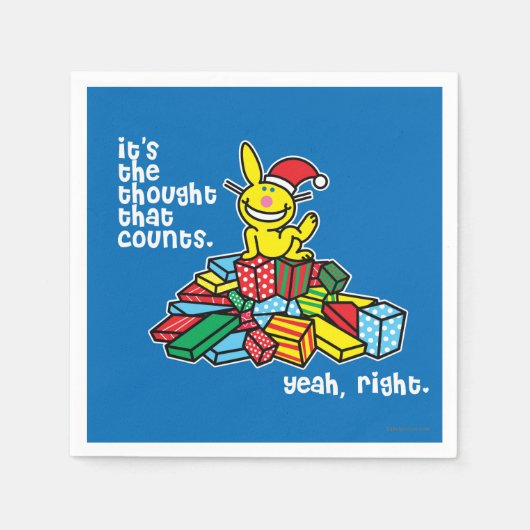 Het is de gedachte die telt servetten (Voorkant)