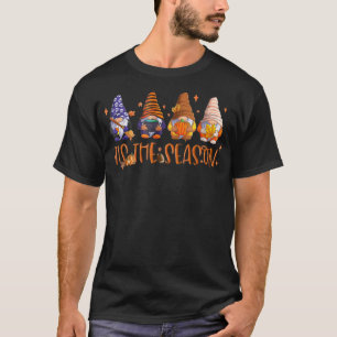 Het is de Herfst van de Season Pumpkin Gnomes herf T-shirt