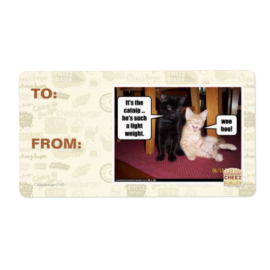 Het is de kat etiket (Voorkant)