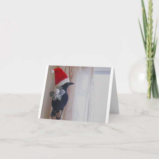 Het is de kerstkraai feestdagen kaart (Voorkant)