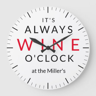 Het is de klok van de Wine-klok