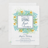 Het is de lente uitnodiging (Voorkant / Achterkant)