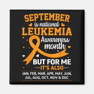 Het is de maand van de bewustwording van leukemie magneet
