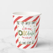 Het is de meest eenzijdige Tijd van het Jaar (Wrea Papieren Bekers (Achterkant)