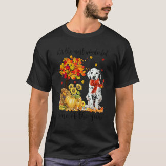 Het is de meest fantastische najaarse Dalmatische T-shirt
