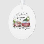 Het is de meest fantastische tijd ornament (voorkant)