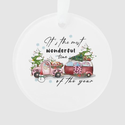 Het is de meest fantastische tijd ornament (voorkant)