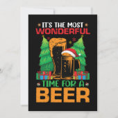 Het is de meest fantastische tijd voor een bierker kaart (Voorkant)