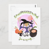 "Het is de meest spookachtige tijd van het jaar!" Briefkaart (Voorkant / Achterkant)