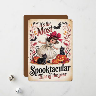 "Het is de meest spookachtige tijd van het jaar" Feestdagenkaart