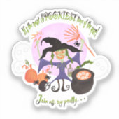 "Het is de meest spookachtige tijd van het jaar!" Sticker (Voorkant)