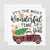 Het is de meest wonderbaarlijke tijd van het jaar kaart (Voorkant / Achterkant)